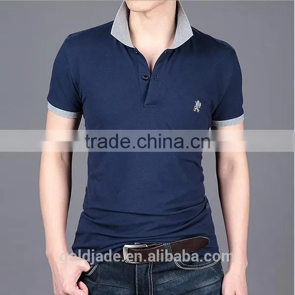 Fashion Style High Quality Custom Fitted Polo Shirts Wholesale Embroidered Logo Polo Shirts For Men photo-4