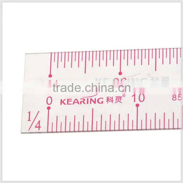 Kearing Individual Package 1/4 & 1/5 Proportion Flexible Plastic Engineer Scale Ruler Built-in Calibration1.2mm Thickness # 8502 photo-3