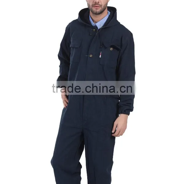 Comfortable Navy Blue Winter Working Coverall In Workwear photo-3
