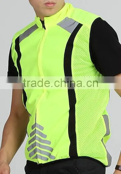 hi Visibility Sport Reflective Vest Soft Fabric for Ridding photo-3