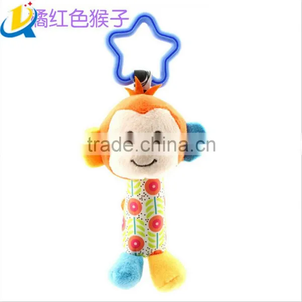 Lovely Animal Shape Plush Hanging Toy Baby Bed Bell Wholesale photo-4