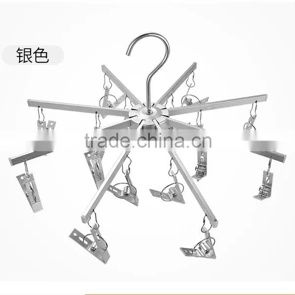 Multifunctional Bra Metal Hanger Plastic Hanger for Garment Rose Gold Material Hanger photo-2