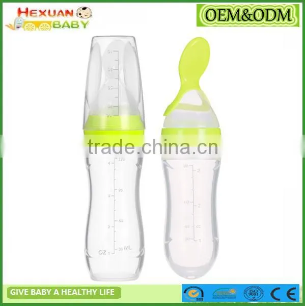 Baby Food Feeding Bottle/silicone Feeding Spoon for Baby