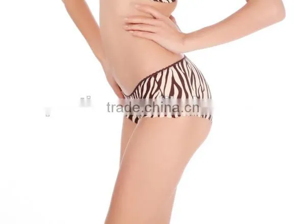 Middle Waist Zebra Seamless Women Underwear photo-3