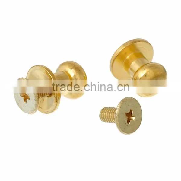 Wholesale Round Gold Plated Copper Jewelry Wooden Box Pull Handle Knobs photo-2