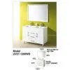 Mdf Showerroom Cabinet With Double Bowl photo-2