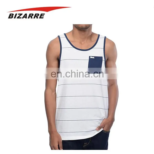 New Mens Spandex Custom Logo Body Building Polyester Singlet photo-2