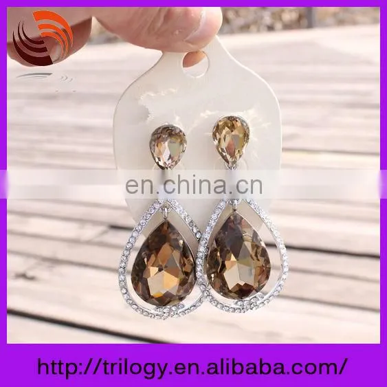 2014 Latest Design Lady Diamond Earrings photo-2