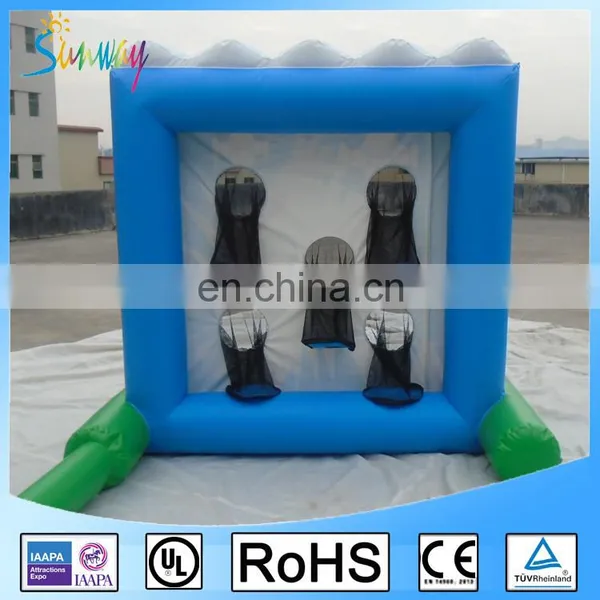 Funny Inflatable Shooting Ball Game Inflatable Football Shoot Throwing Sport Games For Kids photo-4