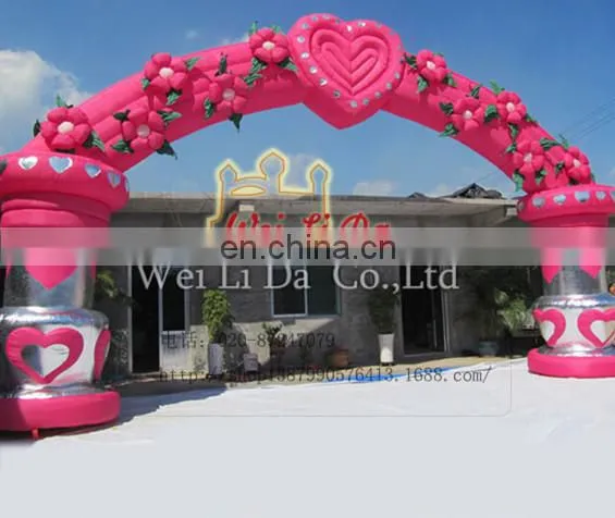 HOT Popular Fuuny Love Inflatable Arch Large Pipe Tent