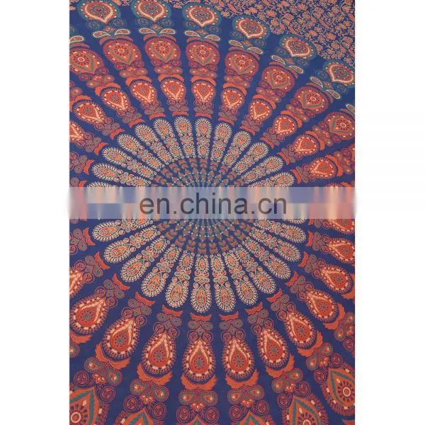 Bohemian Hippie Indian Jaipuri Mandala Tapestry photo-3