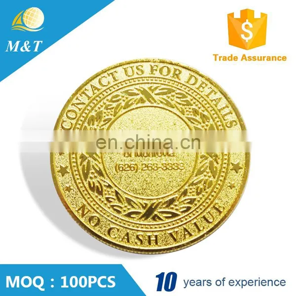 Custom Made Engrave Gold Coin photo-3