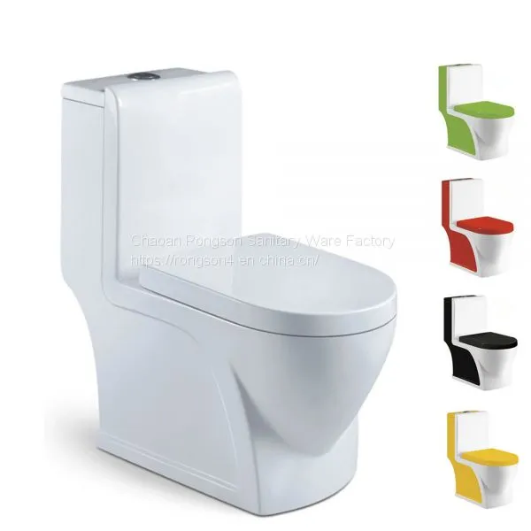 Public Chinese Cheap Water Ridge One Piece Hotel Toilet Manufacturers photo-2