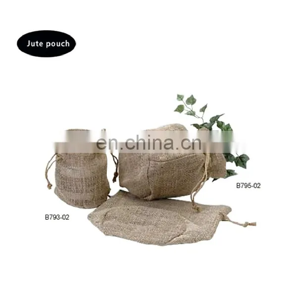 Hot New Design Linen Round Jute Bag/burlap Bags With Round Bottom for Gifts Packaging photo-2
