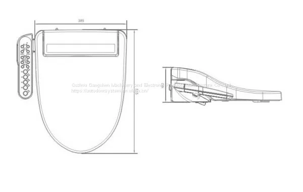 AK50 Asiento Inodoro Inteligente 515*385*162 (PP) photo-3