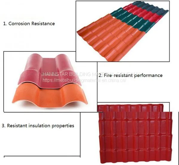 Different Color Synthetic Resin Tile UPVC Tiles Used for Roof photo-2
