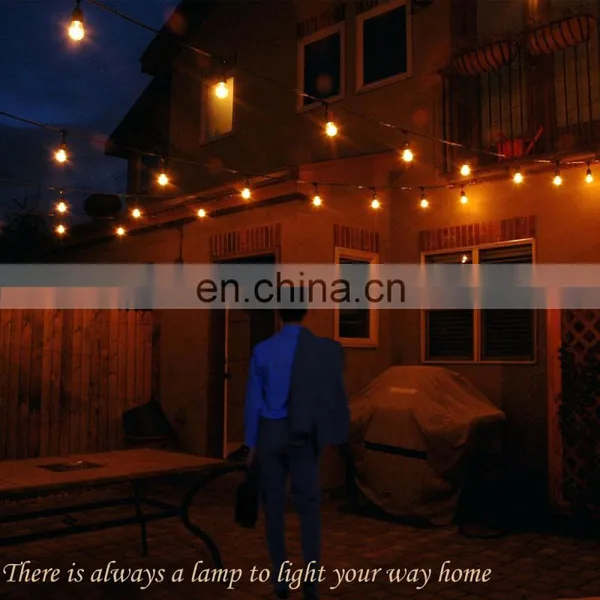Festival S14 String Lights 48ft 15sockets for Christmas Wedding Party Outdoor Indoor Decoration Fairy Light Waterproof photo-3