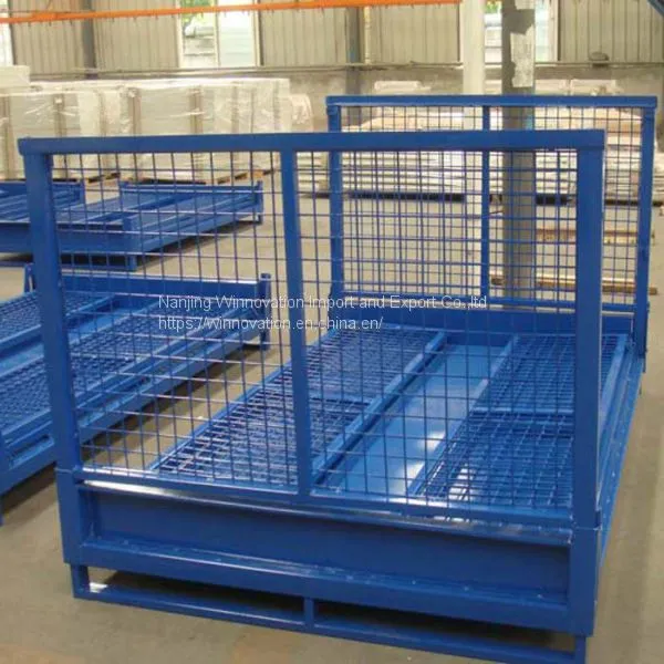 Heavy Duty Galvanized Foldable Wire Mesh Box photo-2
