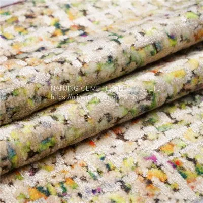 Высококачественный атласный шелковый велюр с Jacquard-печатью