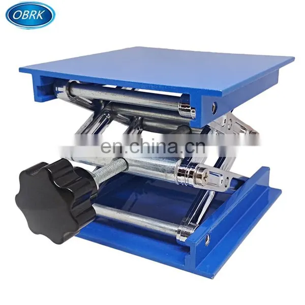250*250mm Lab Scissor Lift Table Scientific Scissor Lifting Jack Platform photo-3