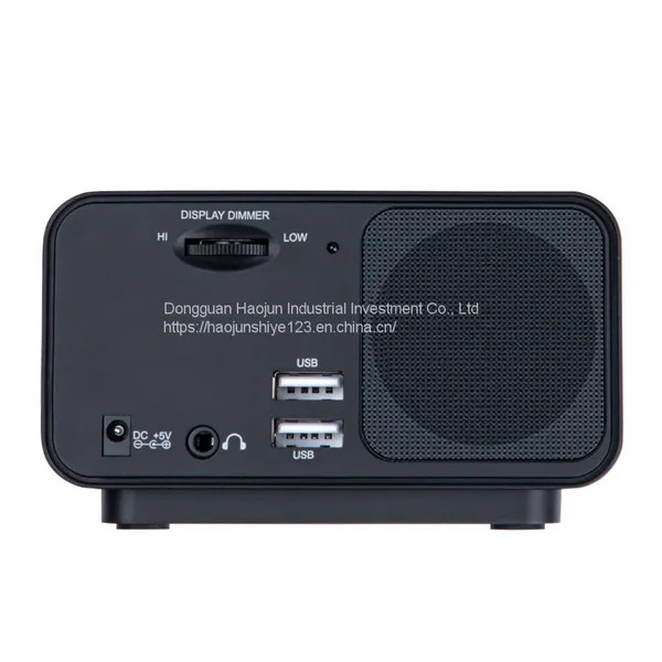 K1 LEDelectronic Alarm Clock Radio Temperature Display Pluggable Earphone FM FM Radio Desktop Clock Clock photo-5