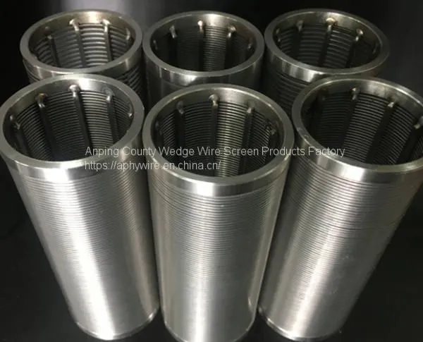 Woven Wedge Wire Water Well Screen Pipe, Wire Wrapped Johnson Filter Screen Tube photo-5