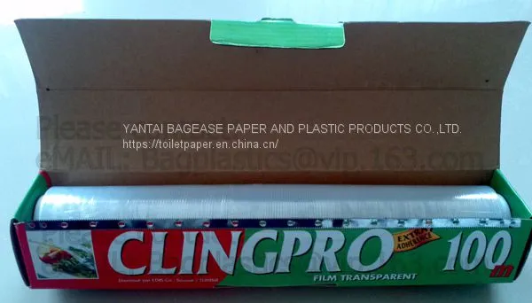 Biodegradable Compostable Food Wrap Kitchen Pvc Cling Film Kitchen Use Plastic Wrap PVC PE Cling Film For Food Wrap photo-3