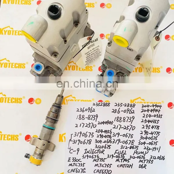 Excavator Part C-9 E330C Fuel Pump 2352888 2044944 204-4944 2360962 Cat627g Cat637d C-9 Injector photo-4