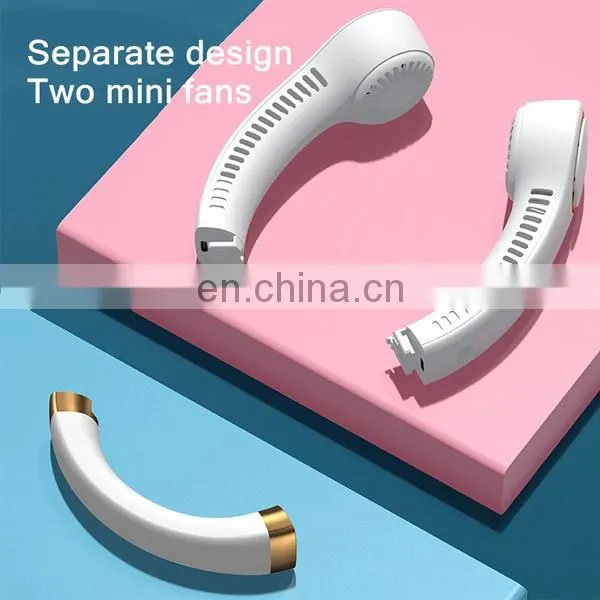 Handfan 2022 Hands Free Portable Electric Rechargeable Bladeless Mini Personal Neck Fan photo-4