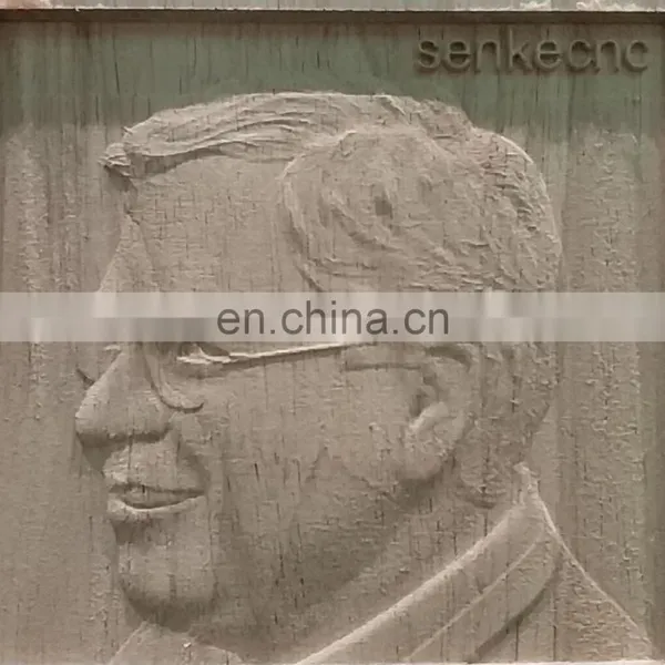 Manufacturer Supply SENKE Brand 4 Axis Advertising Engraving Cutting CNC Router Machines photo-5