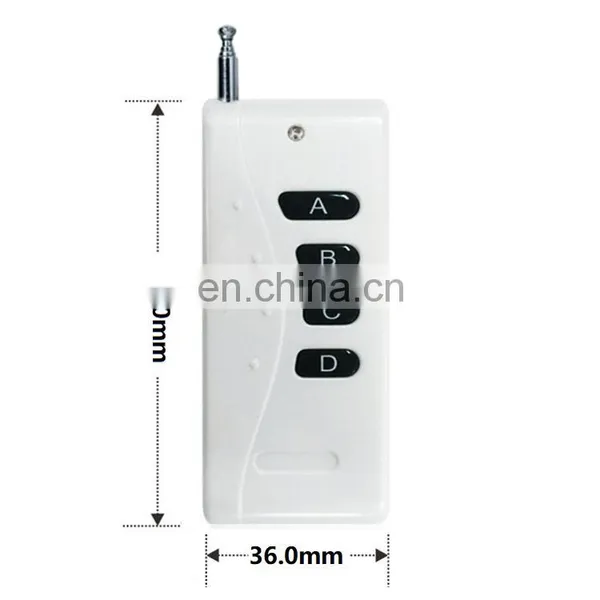 Rf 433mhz Ev1527 Fix Code 4-key Remote Control Remote Control One Button for Electric Gate photo-4
