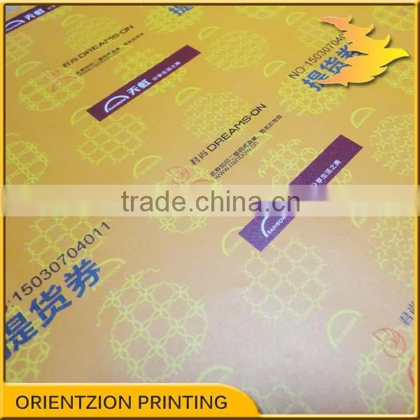Custom UV Light Ticket, Numbering Printing, Anti-fake Tickets, Custom Money Currency, Stamp Printing photo-3