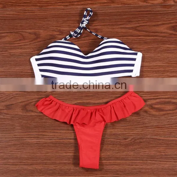 New Women Paded Bra Underwear Bikini Set