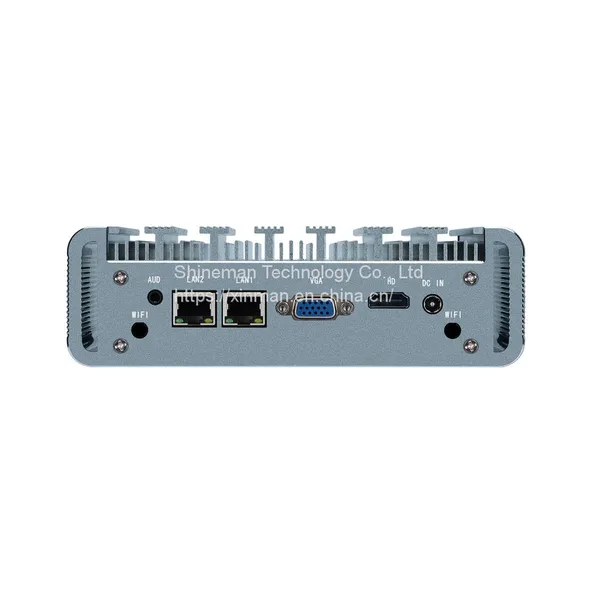 Fanless Metal Mini PC Industrial BOX Computer RS232/HDMI/VGA Integrated photo-5