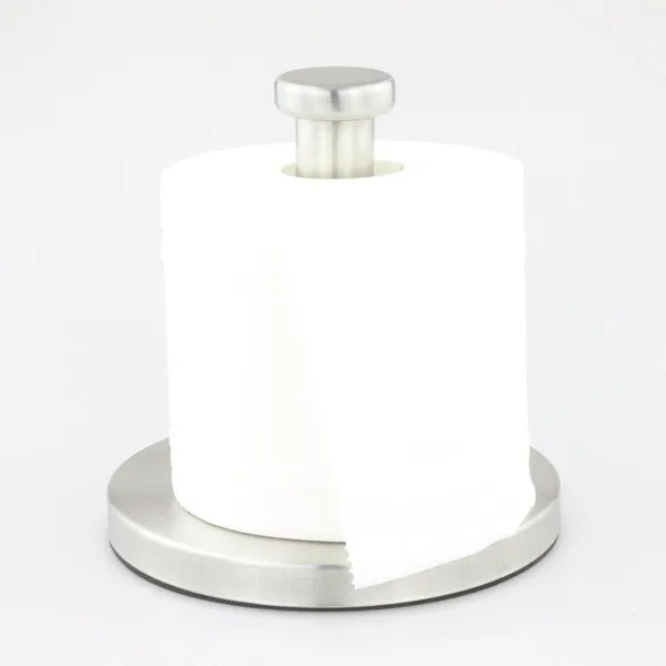 15CM Stainless Steel Small Tissue Rack Restaurant Kitchen Vertical Roll Paper Rack Bathroom Paper Rack