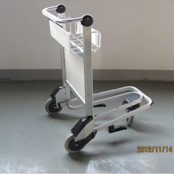 Aluminium Material Airport Luggage Trolley photo-5