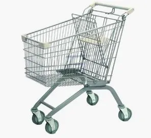 Multi-Layer Basket OEM ODM Custom 90L 100L Steel Shop Shopping Cart Trolley photo-4