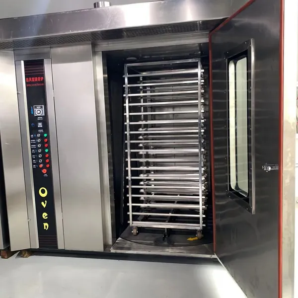 16/32/64 Trays Rotary Rack Oven Gas/Diesel/Electric Hot Air Cake Baking Chicken Loaf Bread Rotary Oven for Pizza/Bread/Cake/Biscuit/Cookie photo-4