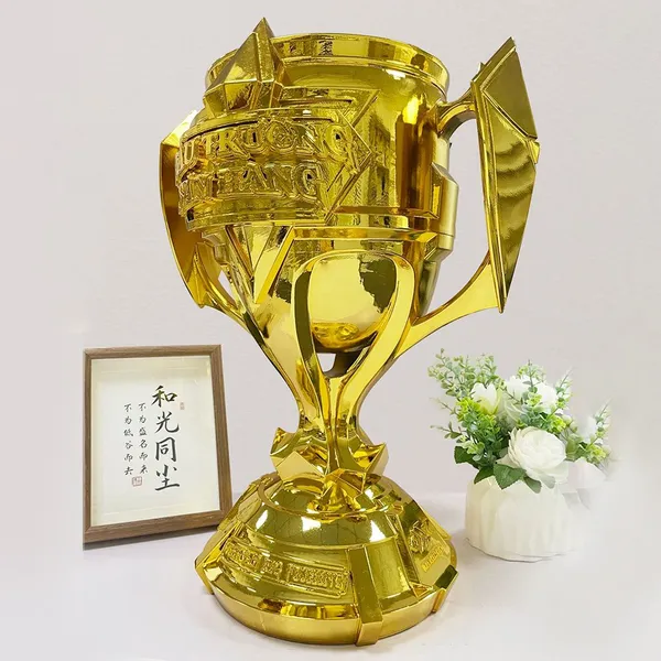 Custom Design High-Quality Big Metal Trophy Awards China Manufacturer for Sports Events, Competitions, and Championships photo-3