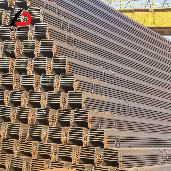 Bajo MOQ, estacas de chapa de acero laminado a caliente tipo JIS Sy295, S355GP, U y Z