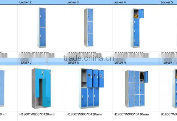 Factory Direct Price Half Height 4 Door Steel Material Office Use Locker photo-5