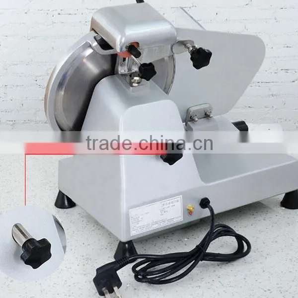 Manufacture Hotel Commercial Electric Semi Automatic Industrial Frozen Meat Slicer 10inch Blade Dia. 250mm photo-4