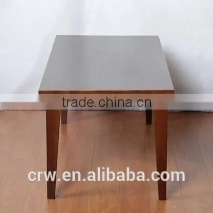 DT-4028 Korea Thick Wood Slab Wooden Dining Table photo-2