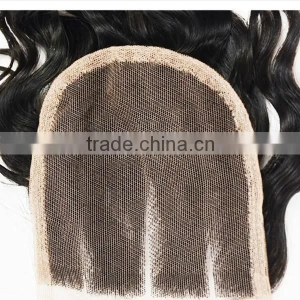 7A Wholesale Virgin Hair Invisible Knots Silk Base Closure Cheap Stock Silk Base Closure Three 3 Part Silk Base Lace Closure photo-5