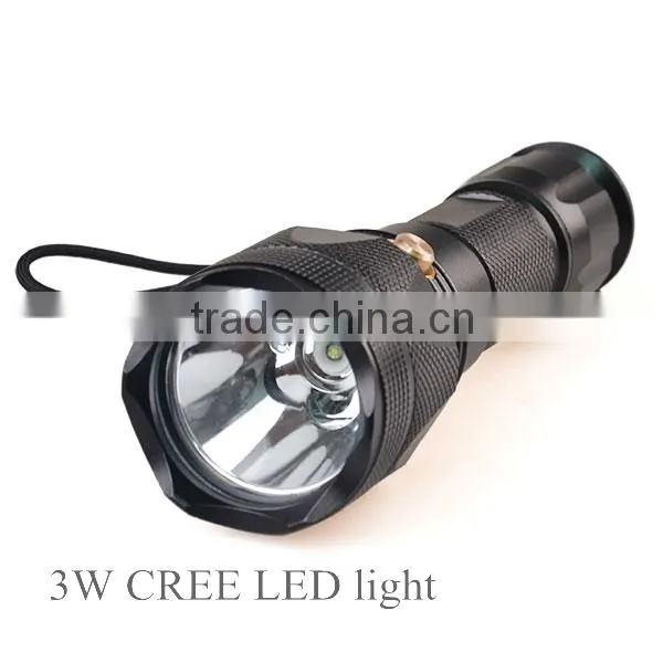 Waterproof Scuba Diving Light 3W LED Diving Flashlight With Button Switch YT-70 photo-2