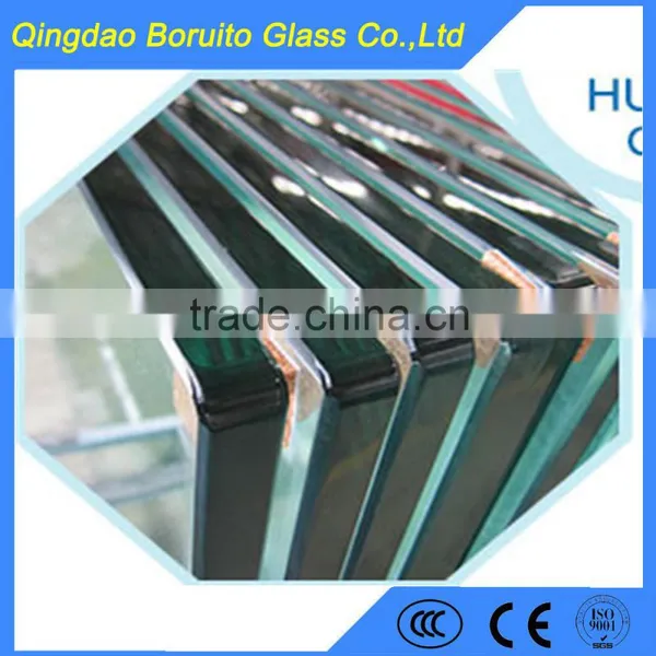 8mm 10mm Soild Flat Tempered Glass Sheet for Staircase photo-4