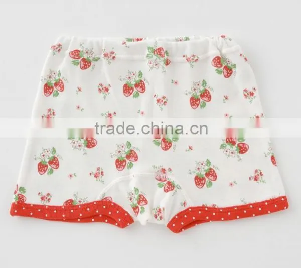 100% Cotton Products High Quality Baby Girl's Underwear Pattern Boxer Pants Kid Wear Toddler Clothing Children Inner Wholesale photo-3
