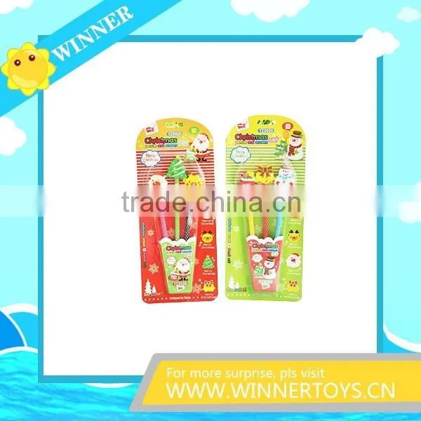 Christmas Item Pencils With Eraser Set