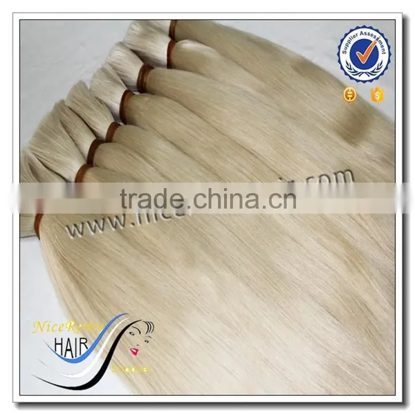 Unprocessed Grey Virgin Hair Bleached in Blonde Color/natural Wavy High Quality Quality Choice photo-3
