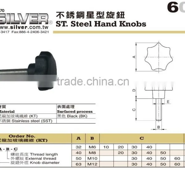 For Food Sealing and Packing Machines Stainless Steel Hand Knobs photo-2